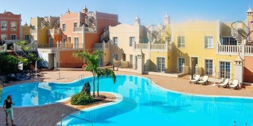 Apartment with 2 bedrooms in Palm Mar with wonderful sea view shared pool furnished terrace 800 m from the beach