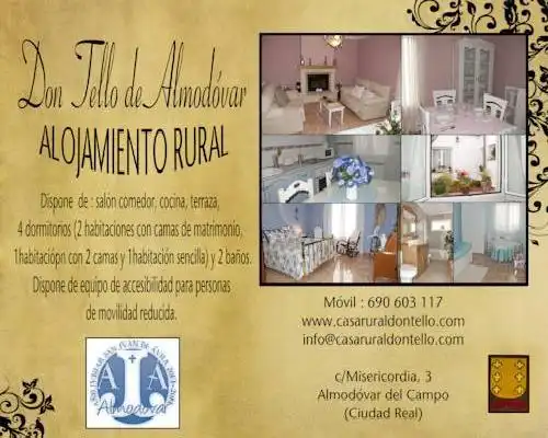 Alojamiento Rural Don Tello de Almodóvar - Almodóvar del Campo